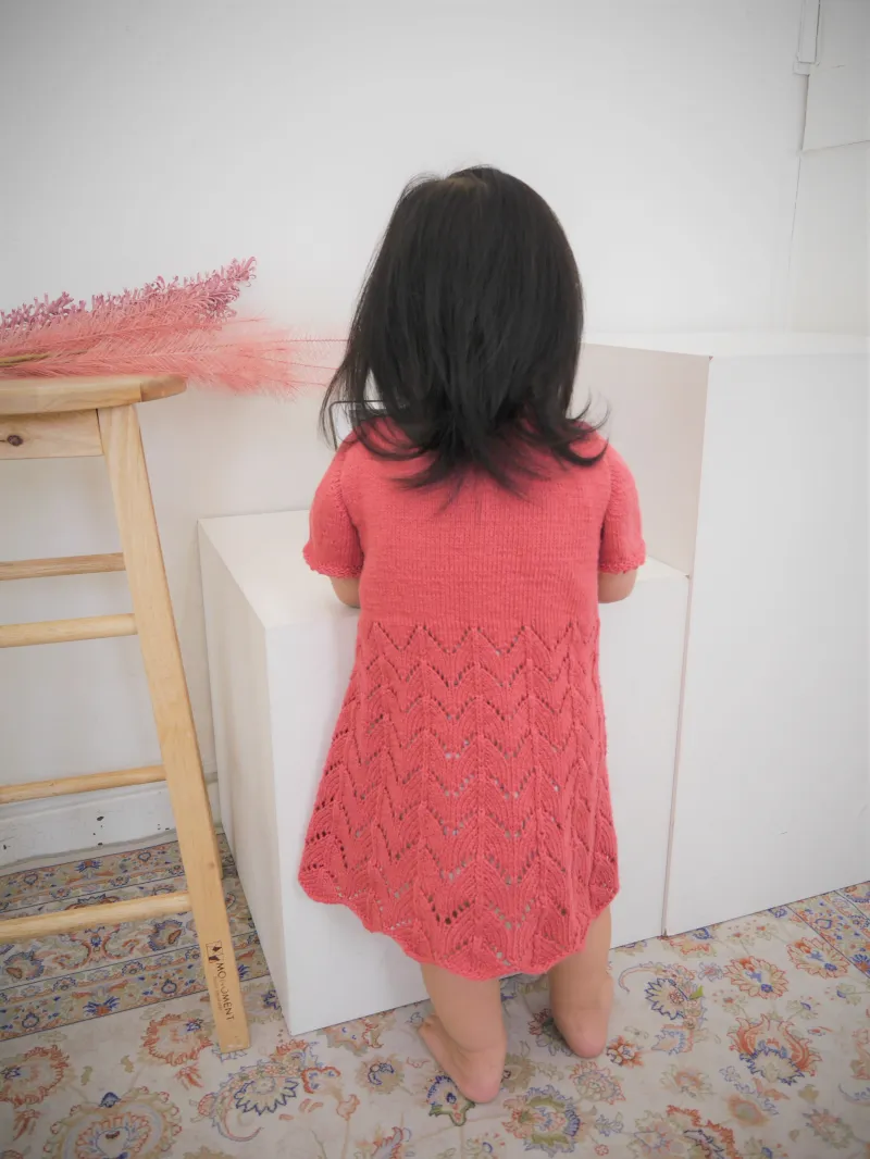 Back view of the PelongPelong Knit Dress