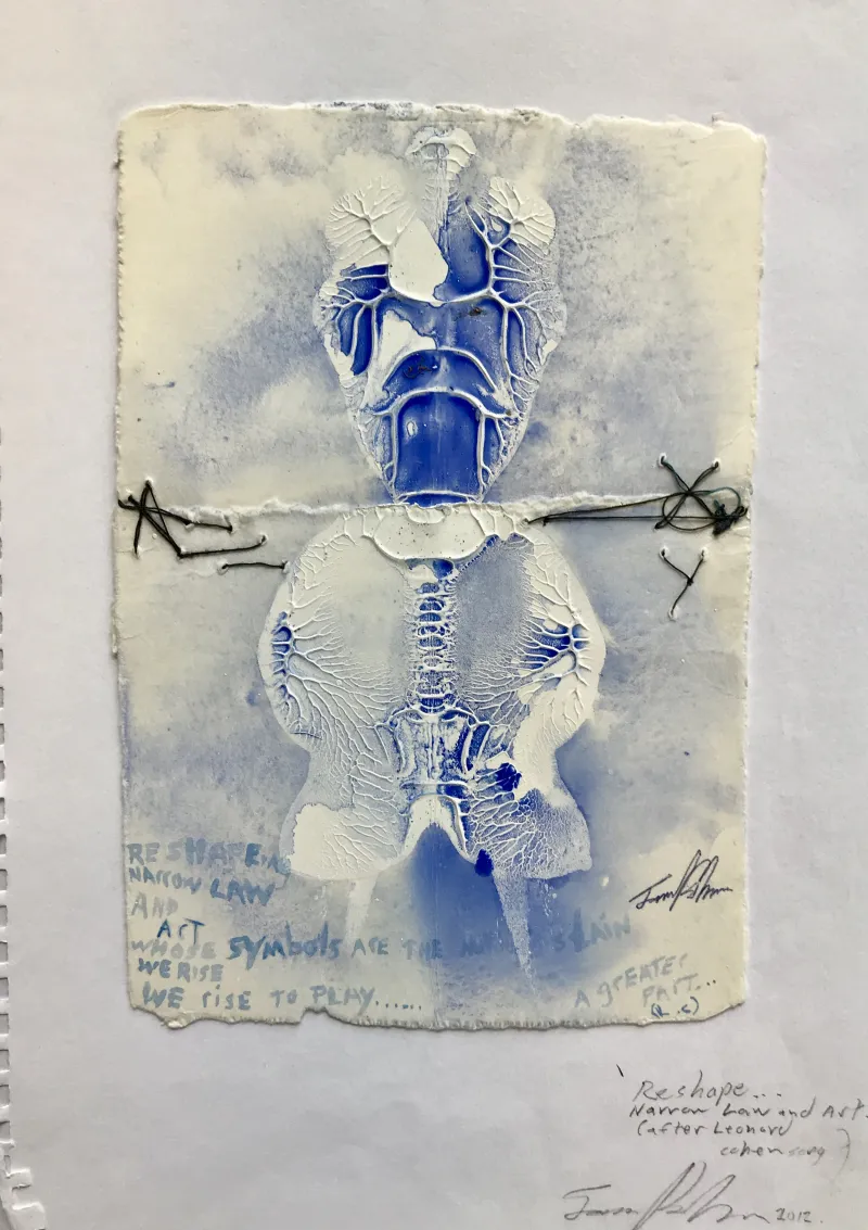 James Robinson, Studio Notes IV, 145 x 210, mixed media on paper, $400 unframed