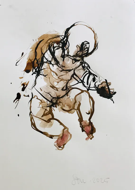 Louise Marmont, 'baby series' sketch, $180