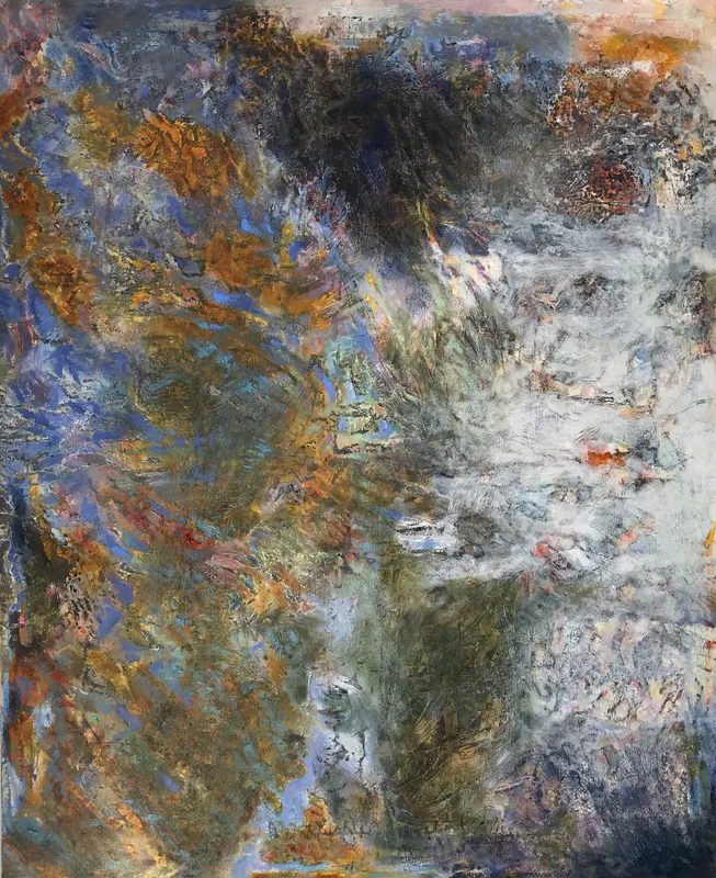 David Ryan, Sleeping Rock, Cold Wind (with small tarn), oil on canvas, $7,000