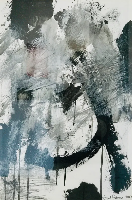 Grant Palliser, Cow House series III, $1,400 framed