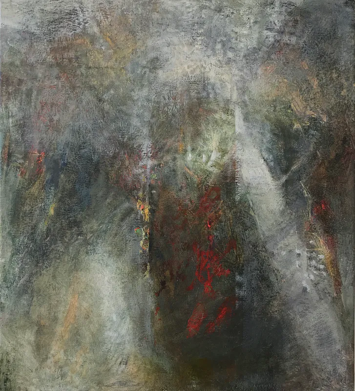 David Ryan, Elergy, oil on canvas, $2,600