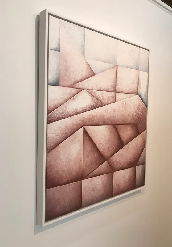 Surburban Fold (Split) showing frame on wall