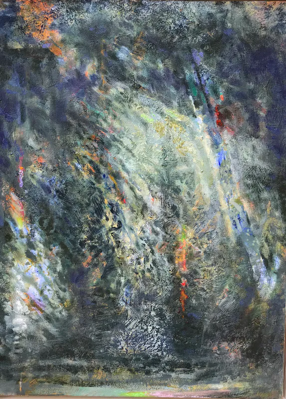 David Ryan, 'Late light with tarn' diptych, $2,400