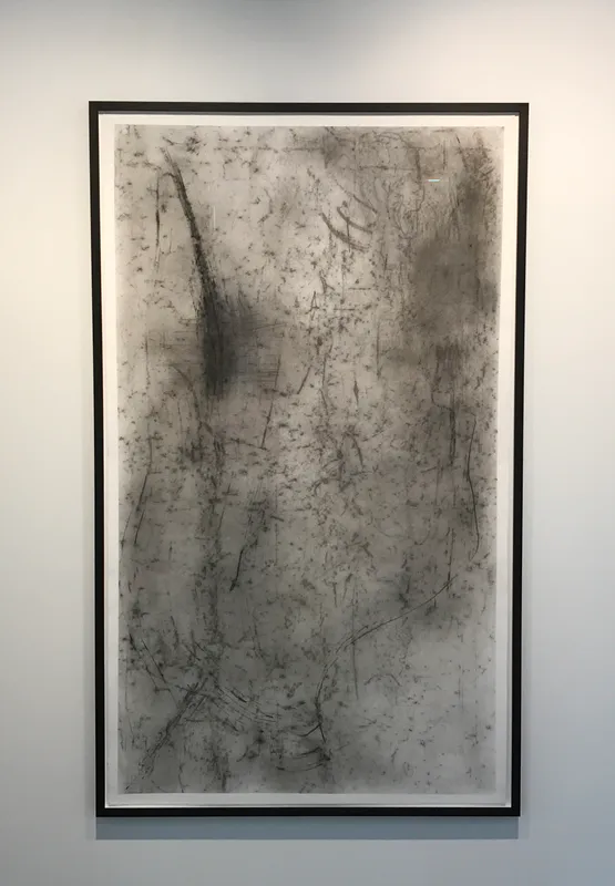 Jane Tan, 'Journal Entry - Air', charcoal on paper, approx 1500 x 800, $5000 framed