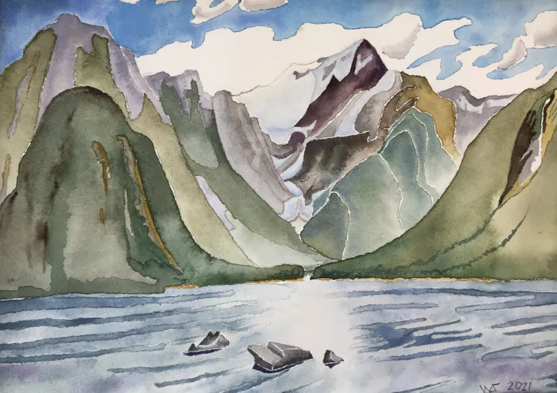 Wallace Sutherland, Mount Pembroke Glacier, 2021