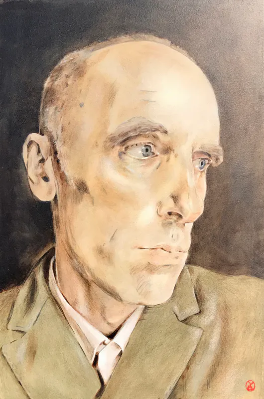 Yvette Byrd, Portrait of Thomas Pors Koed, $1,800