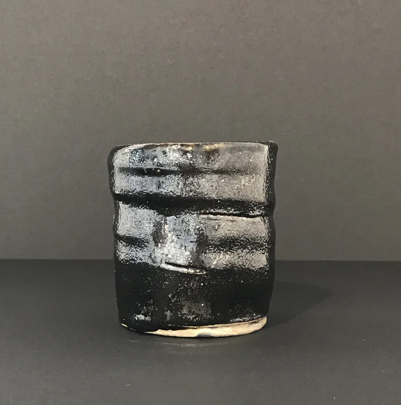 Hikidashiguro cup (all charcoal), $180