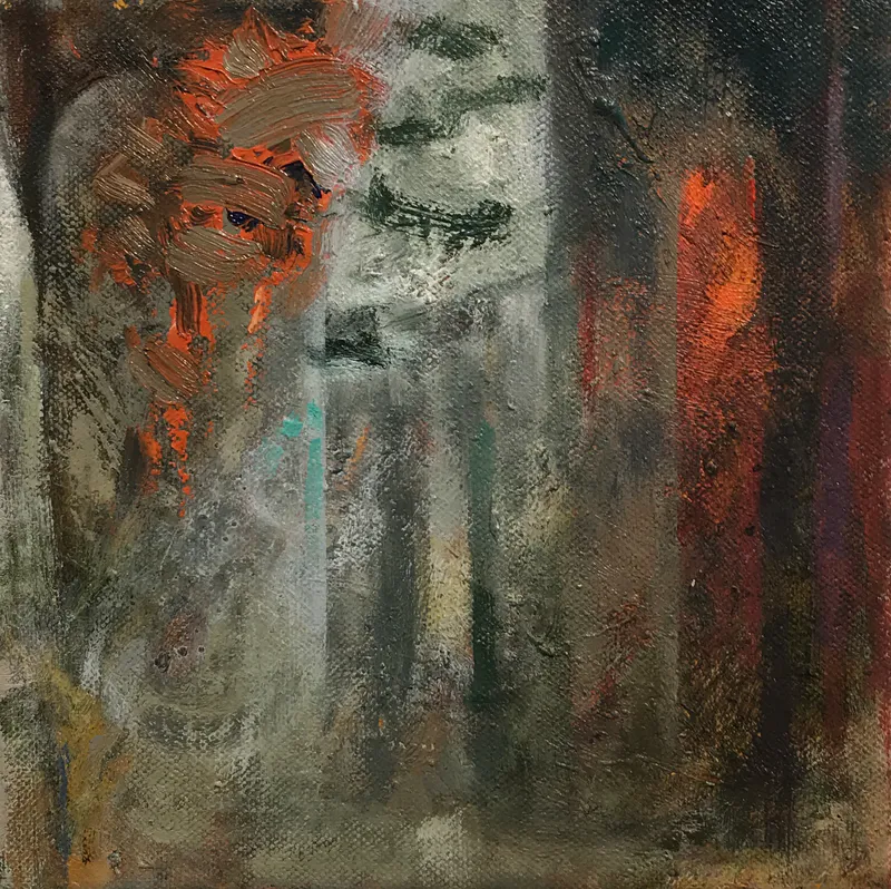 David Ryan, Bather 3,  oil on canvas, $1,200