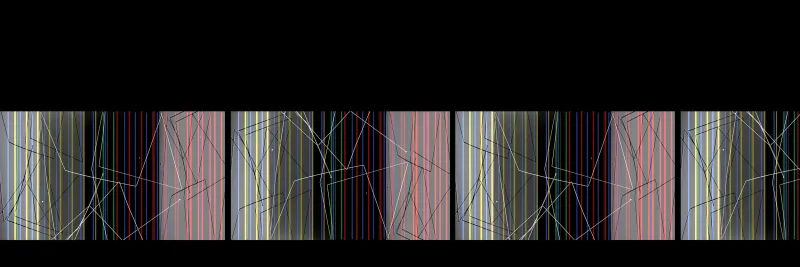 Kathaleen Bartha, Triangles with Stripes, Digital Print on Paper, 730w x 230h, $500 framed, $350 unframed