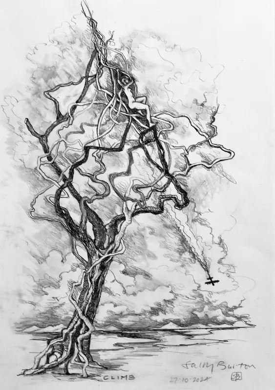 Sally Burton, 'Climb' $400