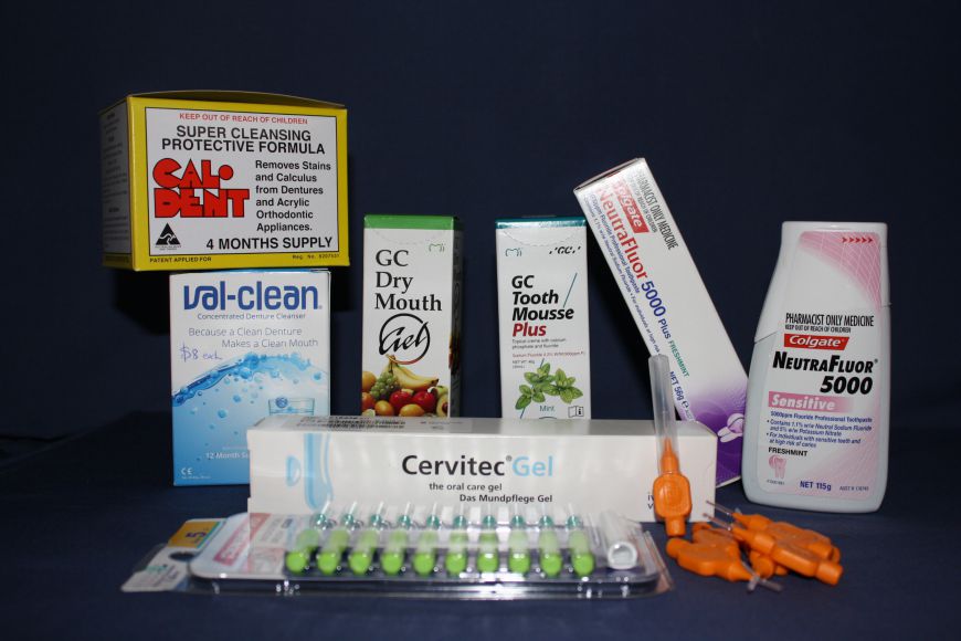 Dental products available for purchase at Richmond Dental Centre