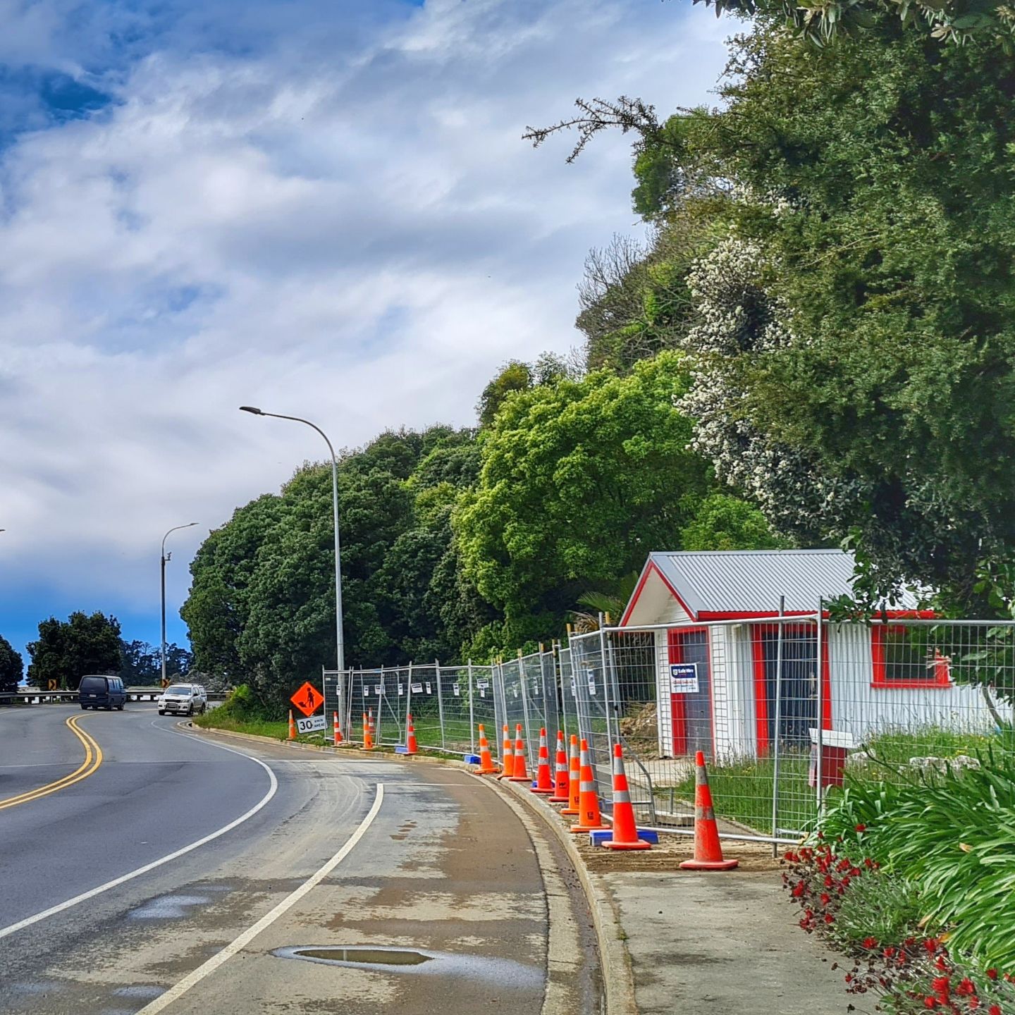 Temporary fencing. Nelson, Marlborough, Westcoast