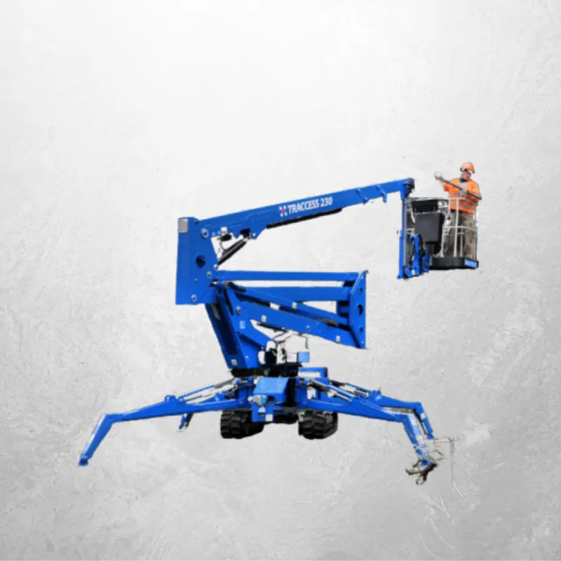 23m Tracked Articulating Spider Boom Lift for hire at Safe Hire