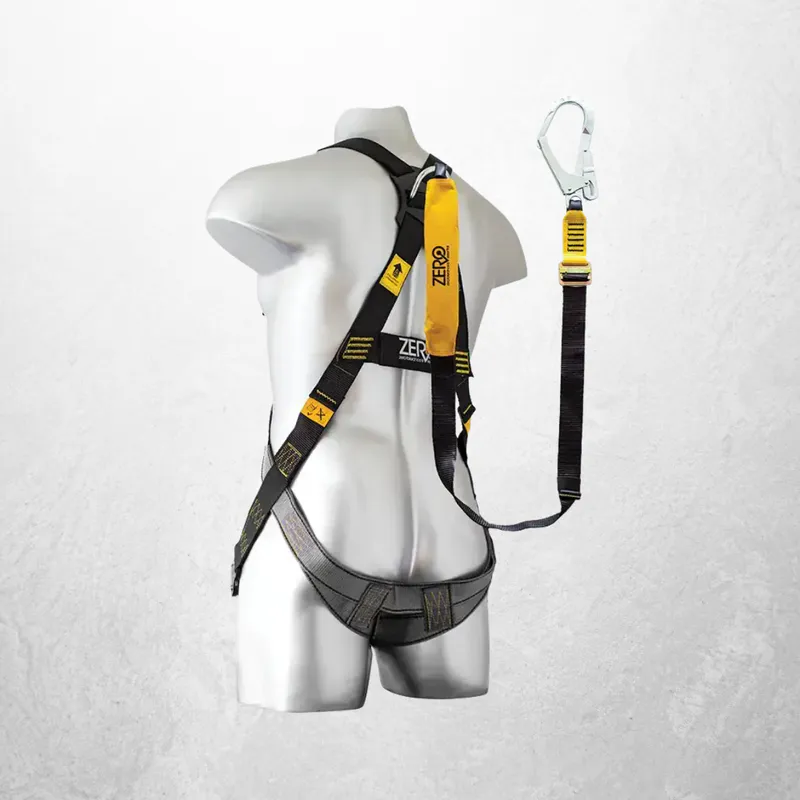 Harness and lanyard set is a practical solution for work carried out on elevated work platforms
