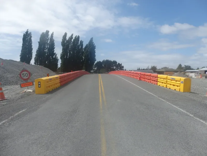 Temporary Water Filled Barriers for Hire - Great for Construction Sites, Roadworks, Traffic Managemnt, Crowd Control