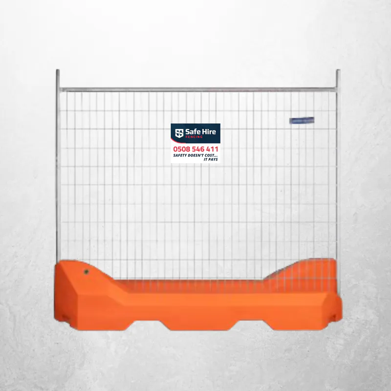 Safe Hire water filled fencing weights for Hire or Sale