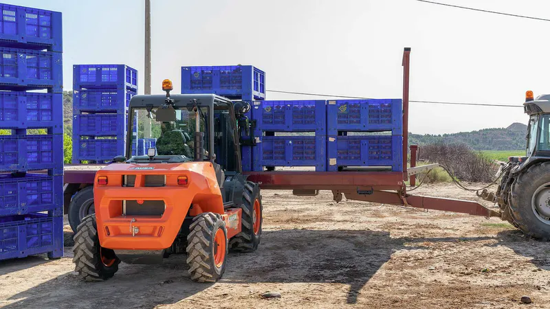 Rough terrain forklift, access equipment hire in Nelson Tasman and Marlborough