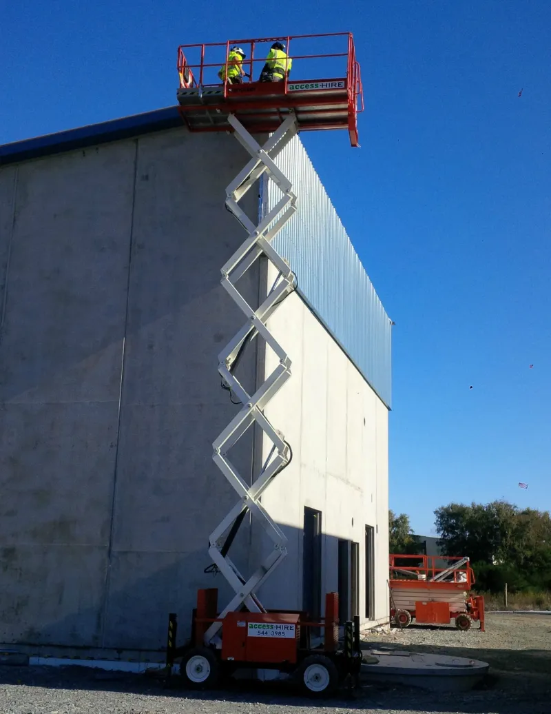 Access Hire - Elevated Work Platform Hire - 12m Rough Terrain Diesel Scissor Lift For Hire - S3970RT