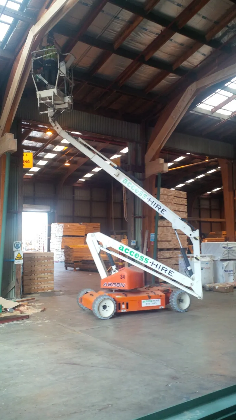 Access Hire - Elevated Work Platform Hire - 13m Electric Knuckle Boom For Hire - AB38N