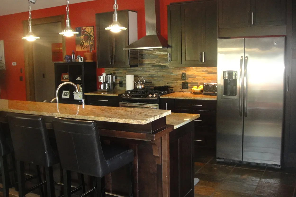 Audio/Visual, Lighting, In-floor Electrical and Hot water Heat designed and installed