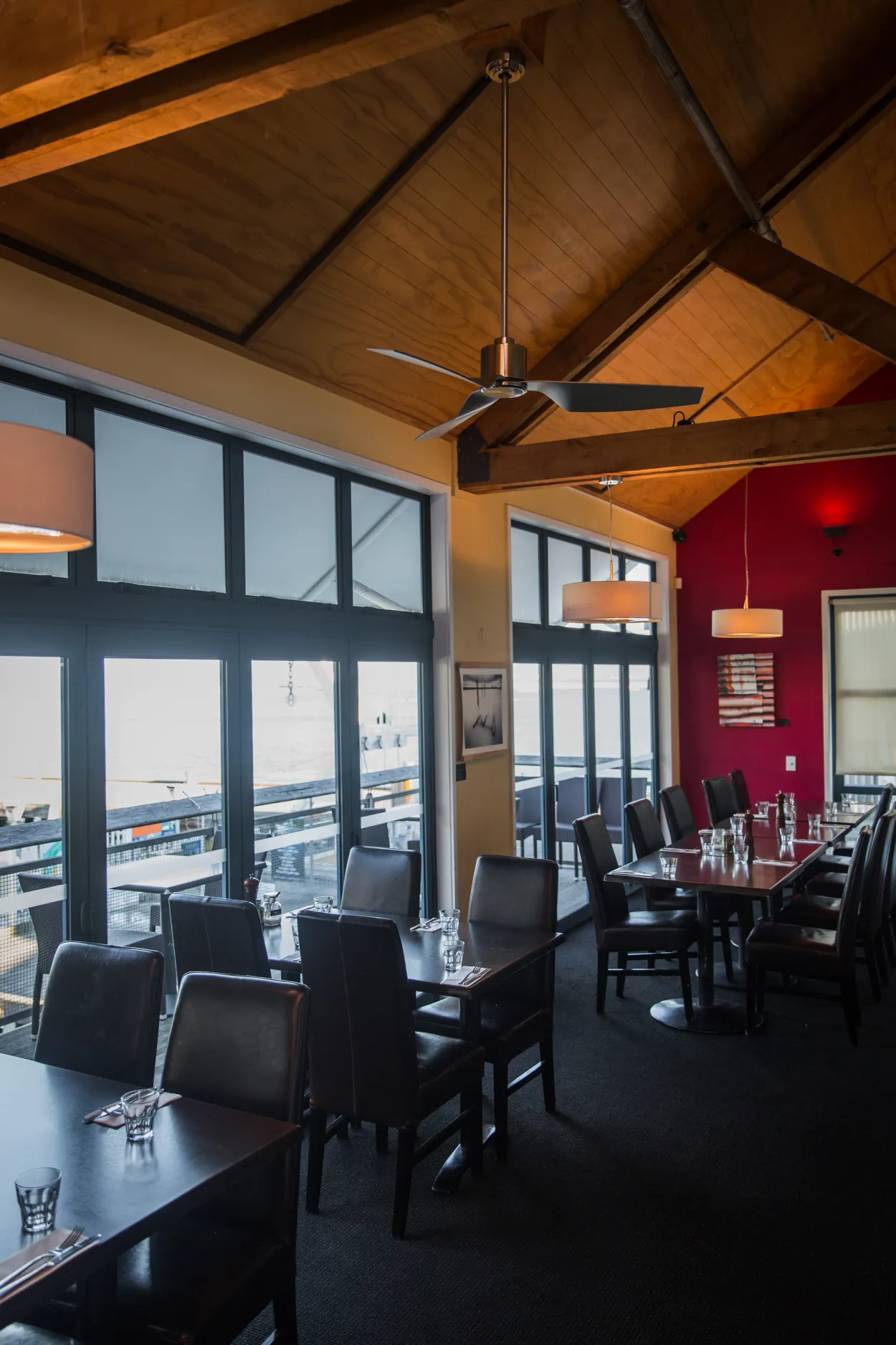 Sleek and stylish ceiling fans installed