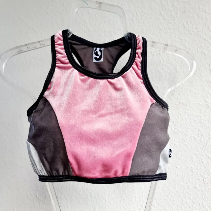 Sparkle pink and grey