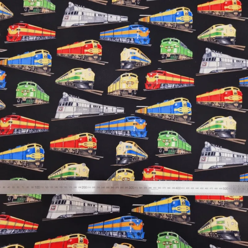 modern train fabric