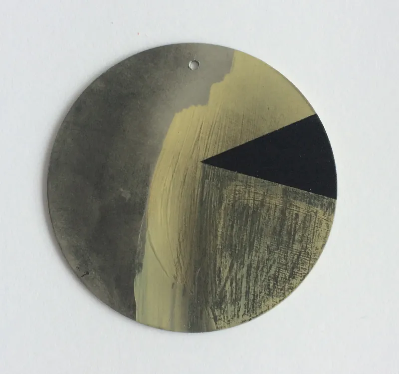 Susan Thomas "Change 22," 2017, Acrylic on metal, 50 x 50mm. $50