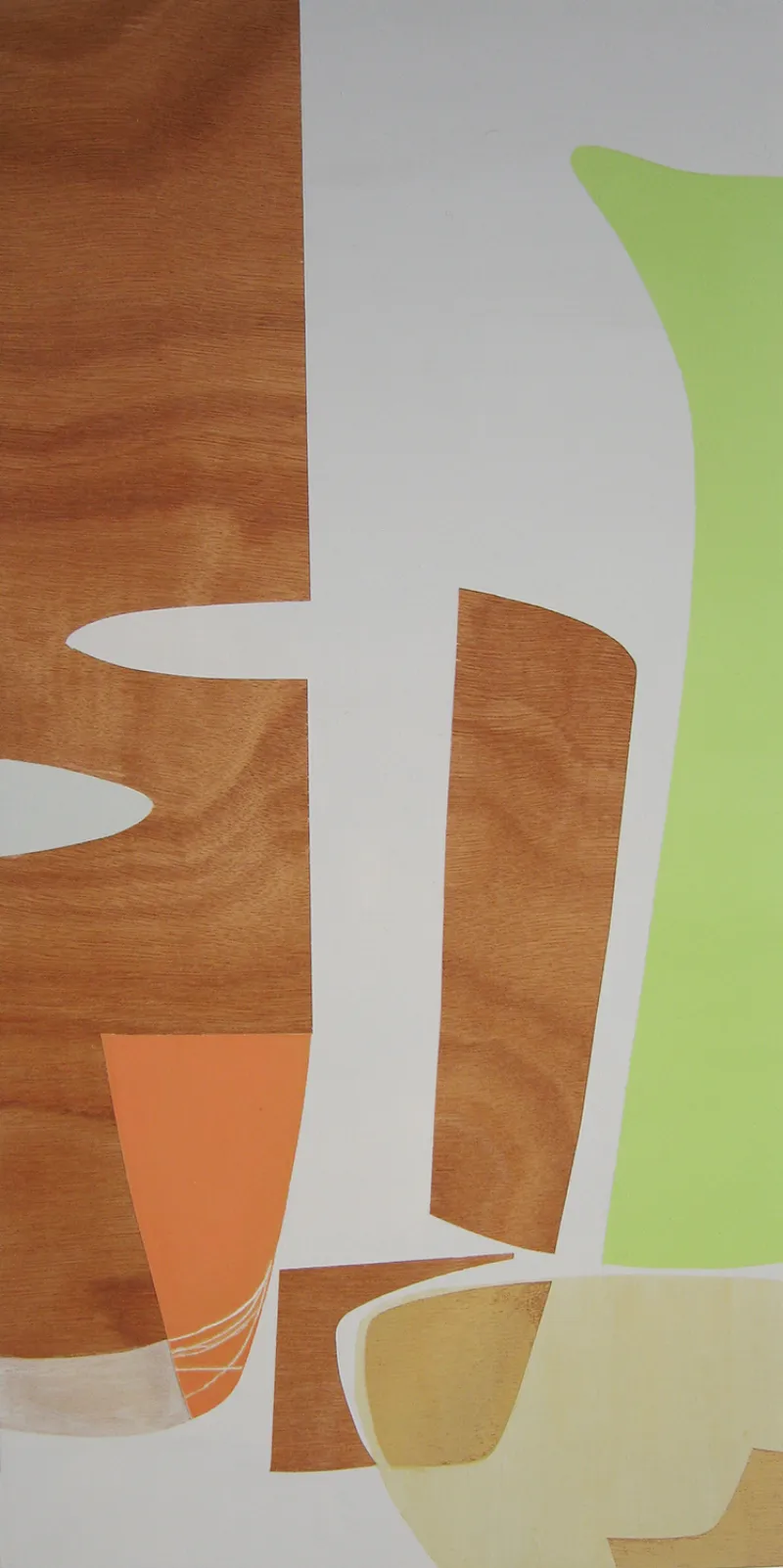 Susan Thomas, "Play 7," 2009, Acrylic on ply, 300mm x 600mm. SOLD