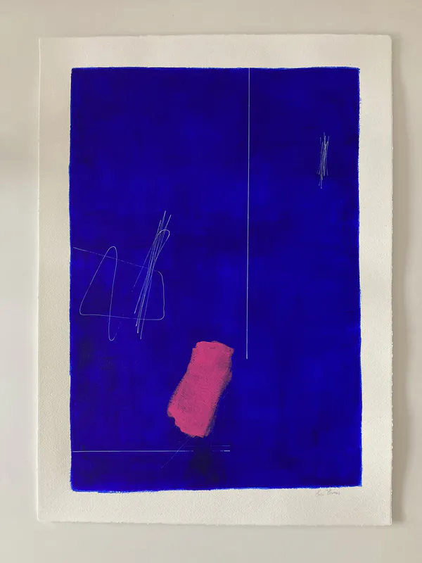 Susan Thomas, "Hum", Acrylic on Paper, 590mm x 840mm. $1200