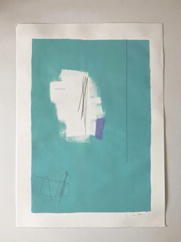 Susan Thomas, "Smile," Acrylic on Paper, 590mm x 840mm