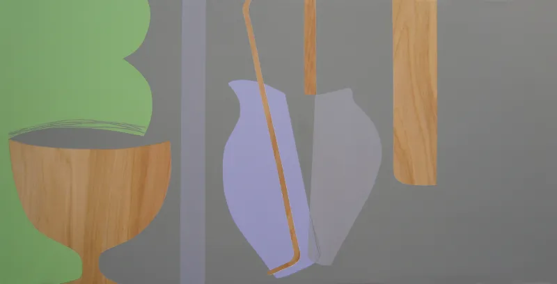 Susan Thomas, "Home 6," 2010, Acrylic on ply, 600mm x 300mm. SOLD