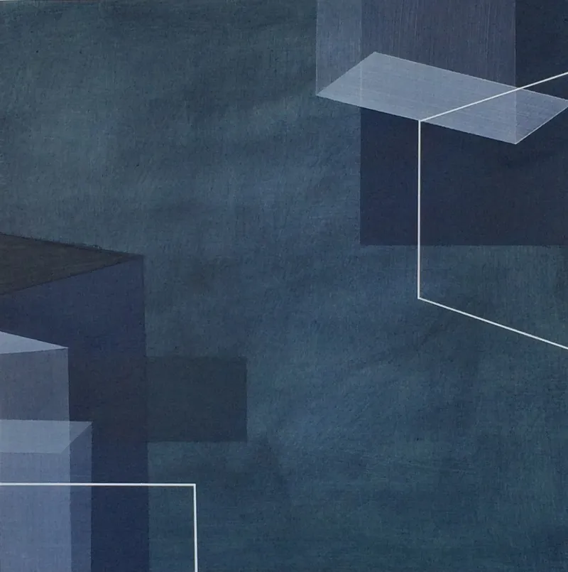 Susan Thomas "Heal," 2017 300 x 300 Acrylic on ply SOLD