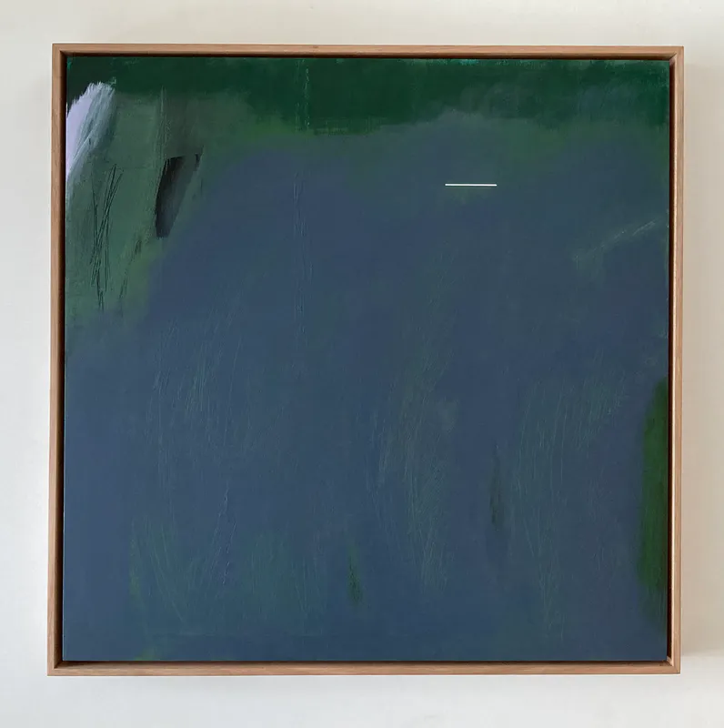 Susan Thomas "Strength" 2024_Acrylic on ply, 630x630mm. $1950. Available through Public Record. https://publicrecord.shop/