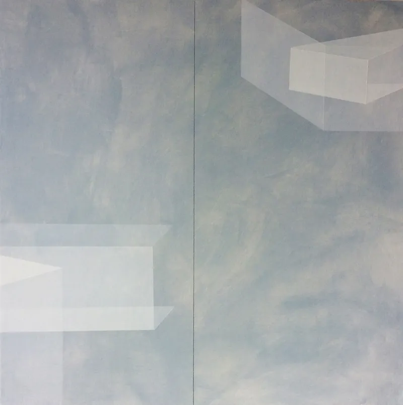 Susan Thomas Silence 2017 600 x 600 Acrylic on old fashioned gesso on board. $1750