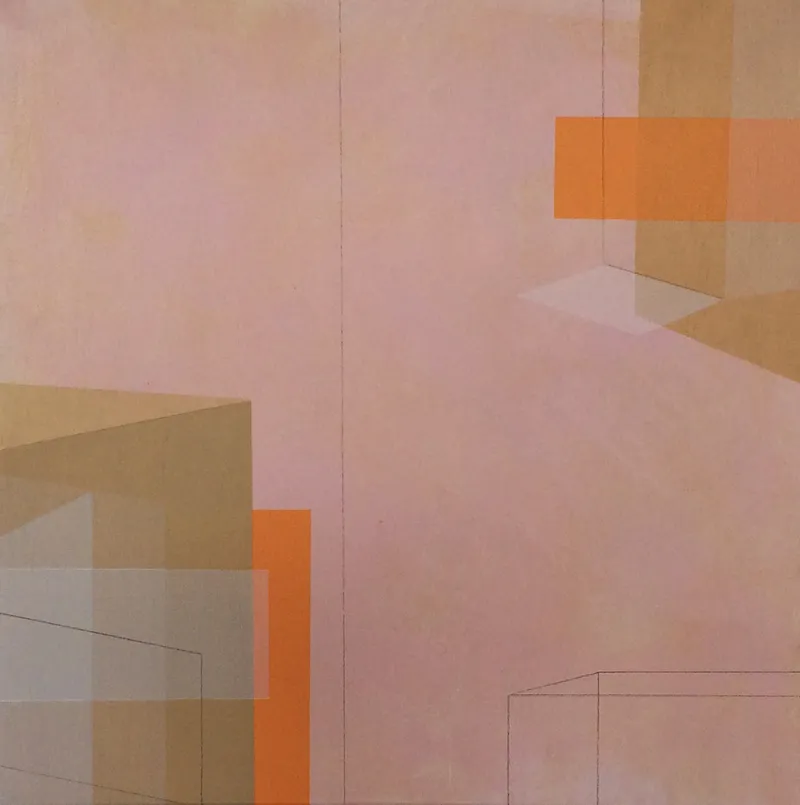 Susan Thomas "Calm," 2017 300 x 300 Acrylic on ply. $750