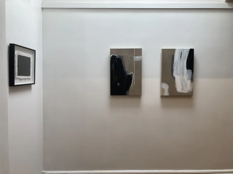 Installation view 8, "Relate," (left) and "Kindred".