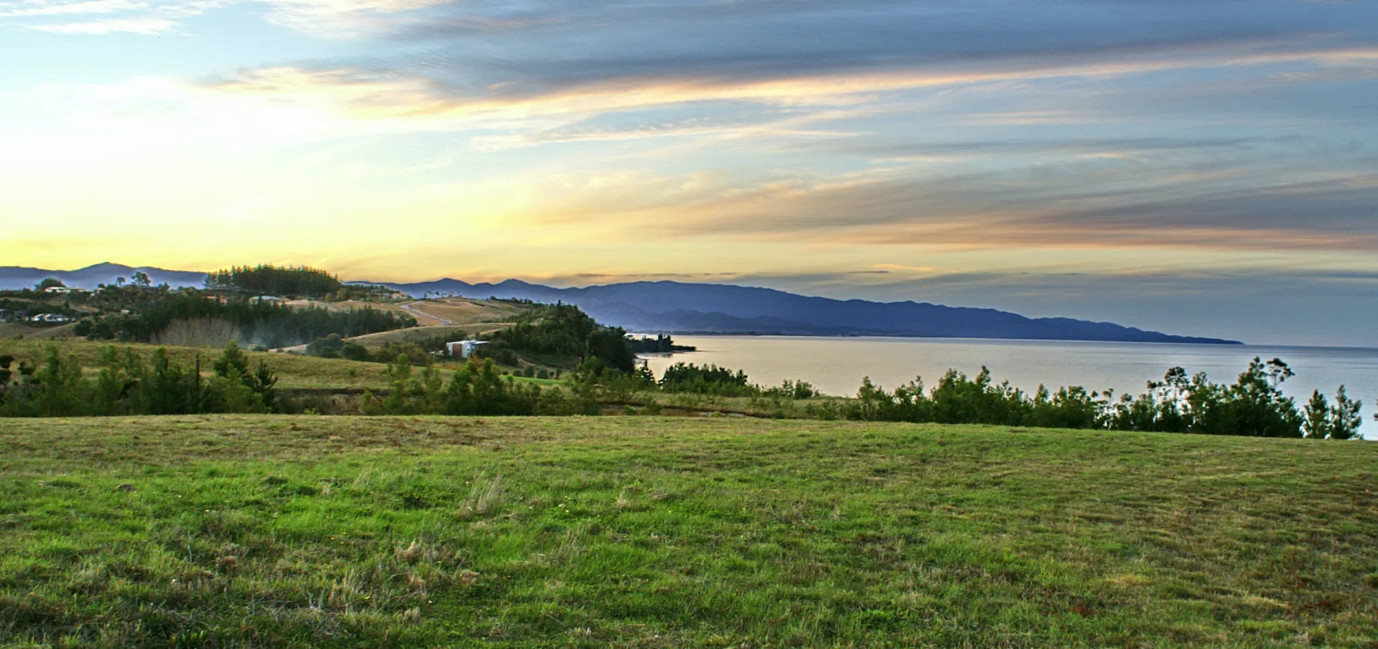Tasman Bay  towards the Abel Tasman National Park