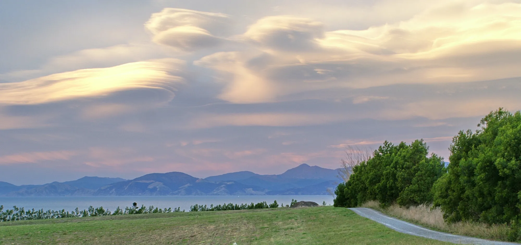 Storm clouds across Tasman Bay