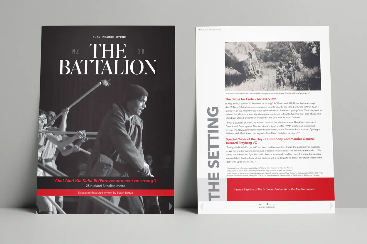 Cover and Sample page of the document