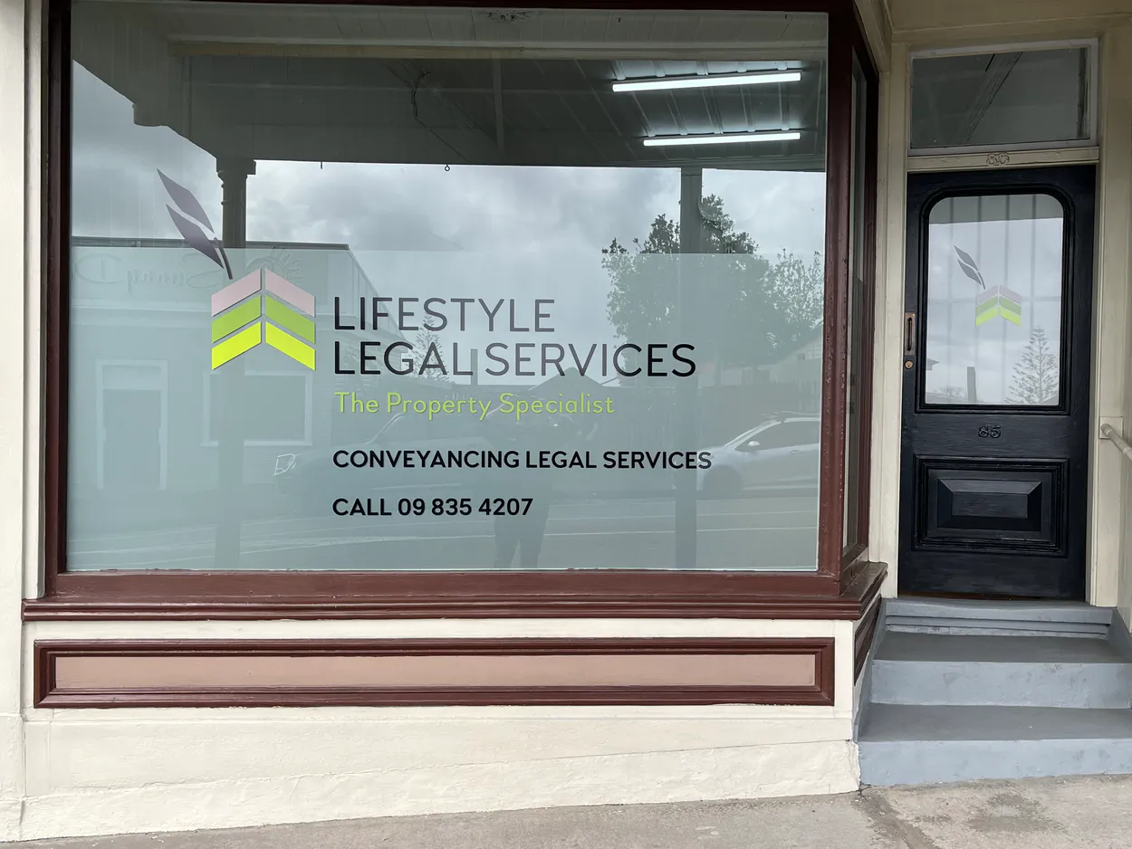 Lifestyle Legal New Offices Window Signage