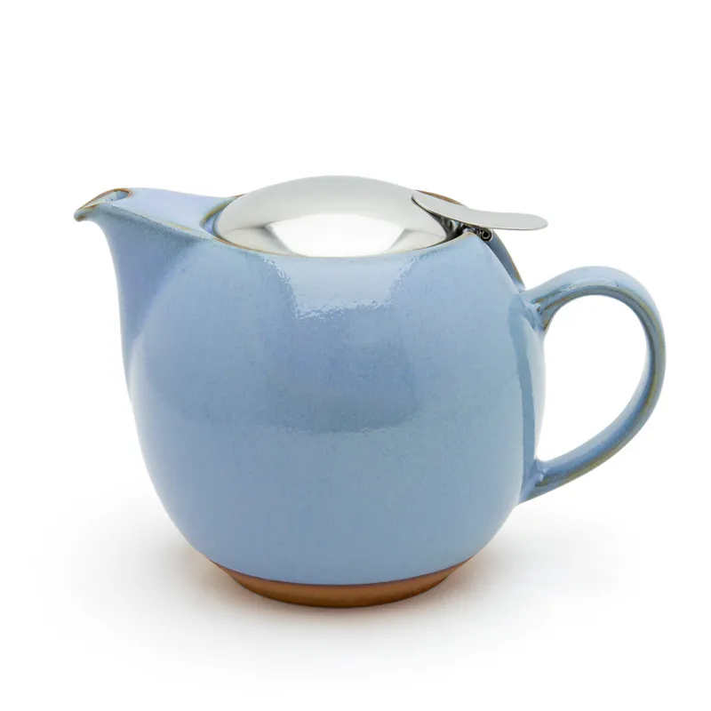 Zero Japan Teapot - 680ml Earth Hydrangea Blue