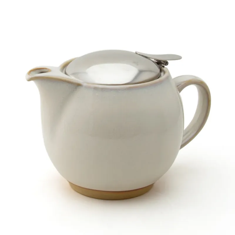 Zero Japan Teapot - 450ml Natural White