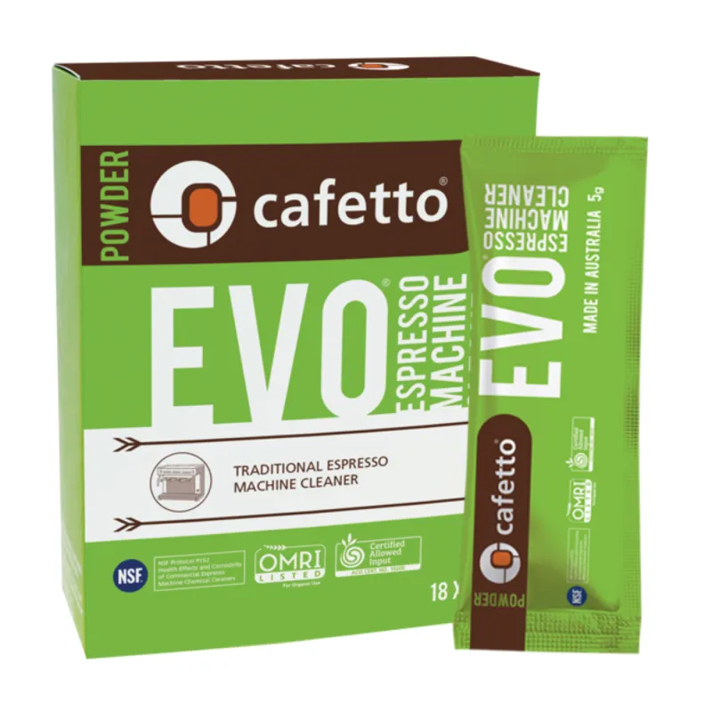 Cafetto Evo Organic Coffee Cleaner - 18 Sachet Pack
