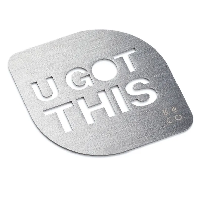 Barista & Co Cocoa Stencil - U Got This