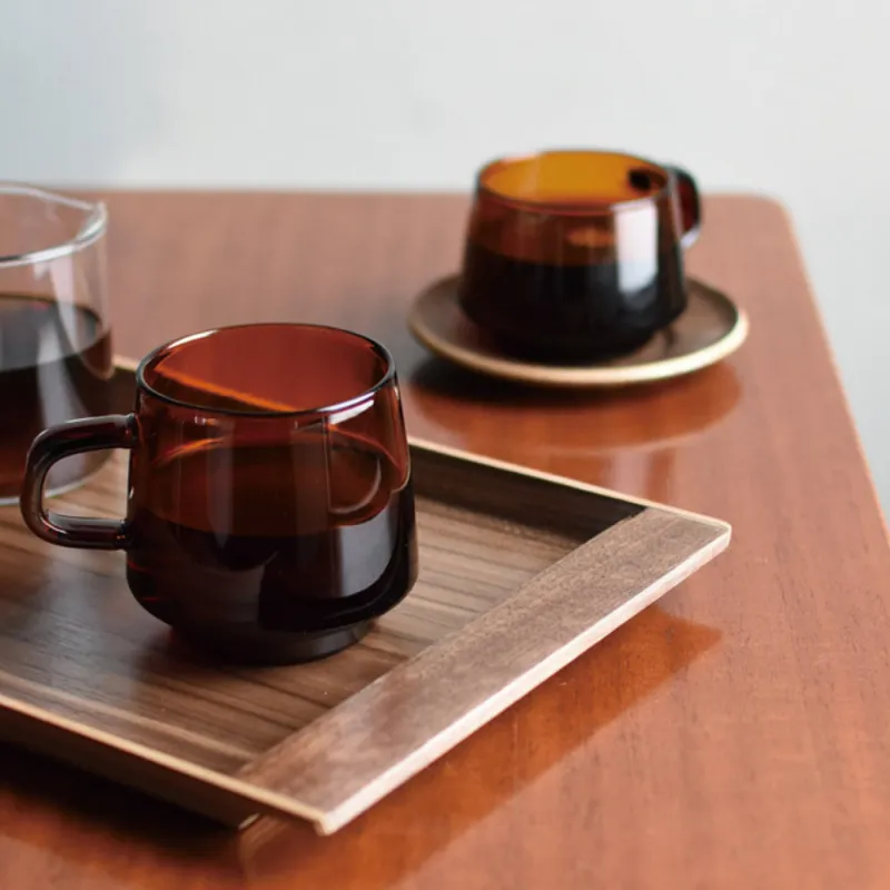 Kinto Sepia Mugs in use