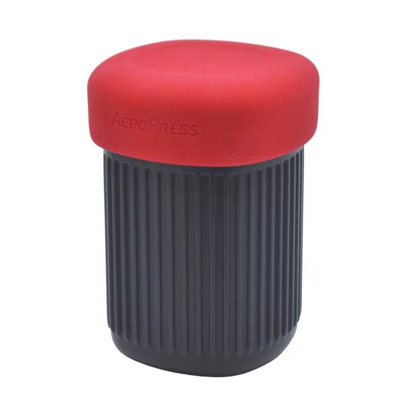 AeroPress Go coffee maker mug with lid