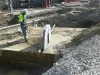 Using the wall saw, Saltwater Creek near ANZAC Park Nelson - The Concrete Cutter
