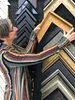Large frames are fabulous for mirrors